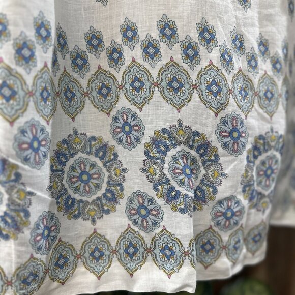 J.Jill Linen Sleeveless Button Top Sz Large - Picture 4 of 7